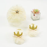Golden Turban Cap & Socks Set